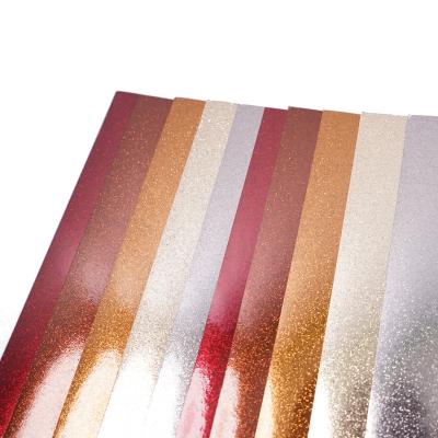 China DIY Foil Anticurl Material Used Glitter Metallic Paper For Scrapbooking Card Gift Wrapping for sale