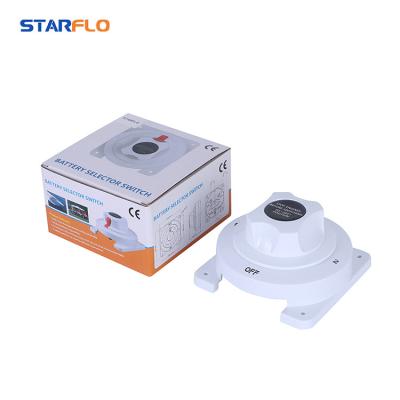 China STARFLO Marine Battery Power Disconnect 12v 24v Battery Switch Battery Isolator 140*140*85 mm for sale