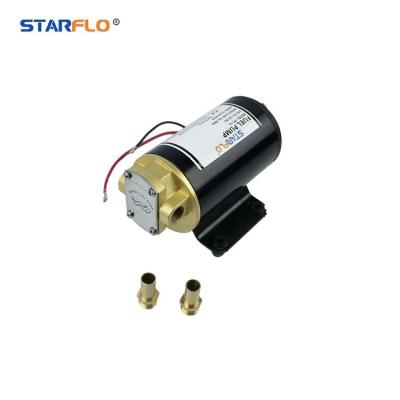 China Industrial High Flow Pump Utilities STARFLO 24V14LPM Micro Gear Fuel Transfer Miniature Hydraulic Oil Pump For Diesel for sale