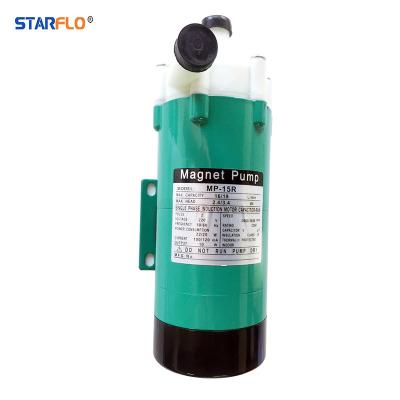 China Food And Beverage Industry STARFLO 110V AC/230V AC Plastic Chemical Liquid Transfer Circulating Sealless Magnetic Pump for sale