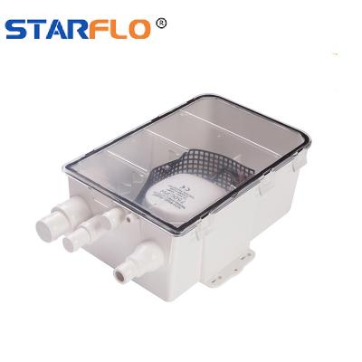 China STARFLO Marine Multi Port Inlet Boat Shower Sump Marine System / Automatic Bilge Shower Drain Pump Kit for sale