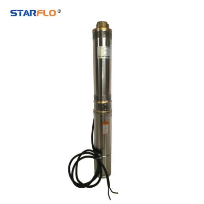 China Solar powered submersible submersible solar water pump good deep flow agriculture deep well price list agriculture deep well for sale