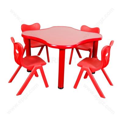 China KG Modern Wholesale Furniture Kids Table With Plastic Chairs Set For Kids for sale