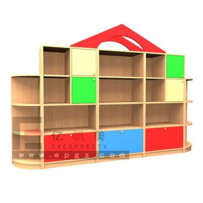 China Good Price Modern Children's Student Toy Cabinet Toy Storage Rack Storage Cabinet Children's Furniture Kids for sale