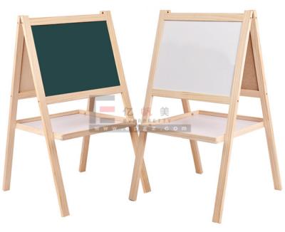 China Furniture Durable High Quality Kindergarten Nursery Easel Stand and Wooden Writing Board Easel for sale