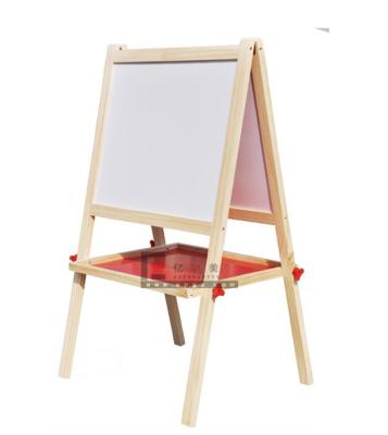 China New Design Durable Kindergarten Nursery Furniture Easel Stand And Wooden Writing Board for sale