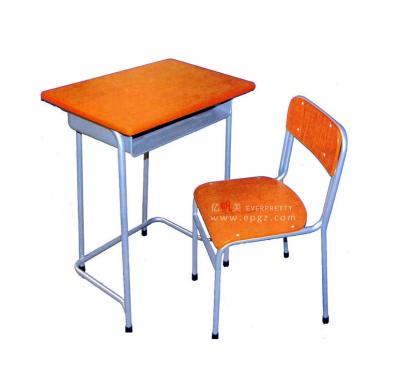 China Modern Cheap Price Wooden School Simple Factory Student Desk Chair for sale