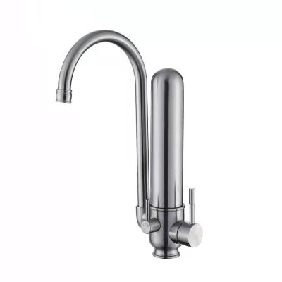 China JDOOR Contemporary Sanitary Ware CUPC SUS304 Stainless Steel Deck Mounted Family Kitchen Faucet for sale