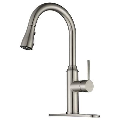 China JDOOR Contemporary Single Handle Kitchen Faucet Pull Down Kitchen Sink Mixer 2 Water Modes Water Faucet for sale