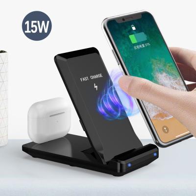 China Magnetic charger 2 in 1 wireless charger stand kit wireless charger rohs charger for sale