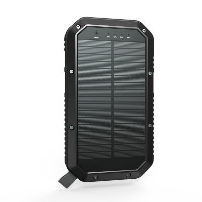 China 2021newest USB mobile charger solar power bank 10000mah with premium quality OEM ODM service for sale