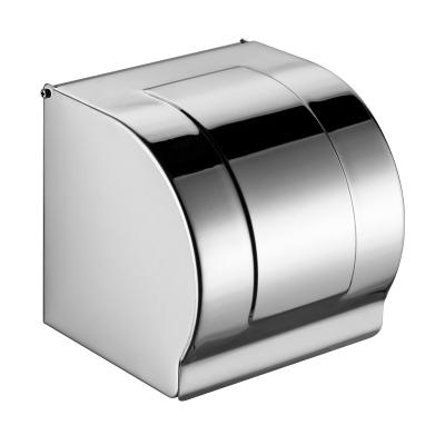 China Modern Wall Mounted Waterproof Metal Cover Material Paper Toilet Holder for sale