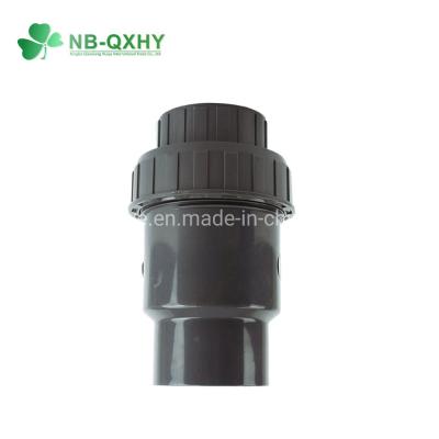 China 1 prime prime Spring Type PVC Check Valve for Water Industry Reversing Flow Direction for sale