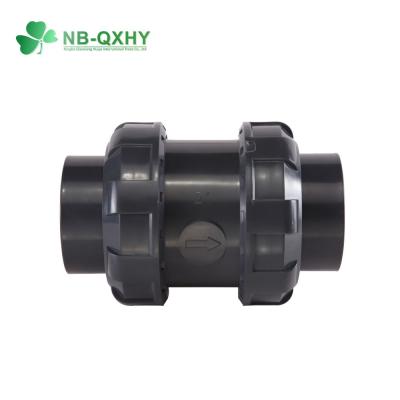 China Water Industrial Usage PVC True Union Ball Check Valve Swing Check Valve with Solution for sale