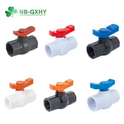 China CPVC PVC kogelklep Plastic Union Ball Valve 2 inch kogelklep met handmatige bediening Te koop