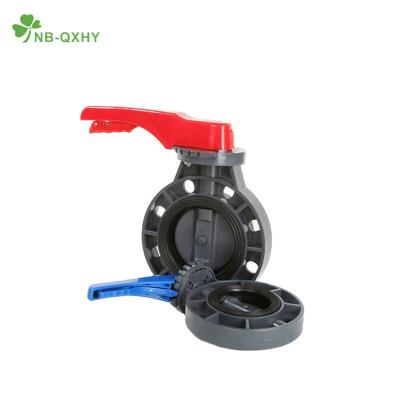 China JIS/DIN/BS/ANSI/NPT/BSPT Standard 50-100mm PVC Two PCS Ball Valve for Household Usage for sale