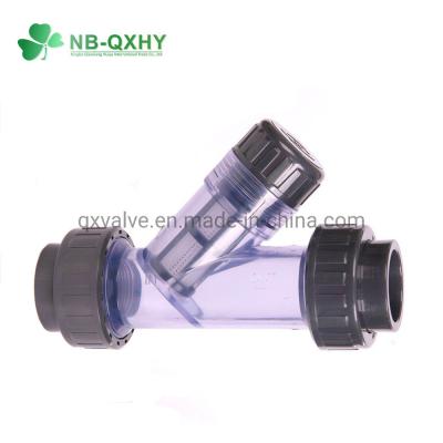 China Transparent Filter Equal Pn16 UPVC Pipes Fitting for Industrial Applications for sale