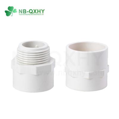 China Forged UPVC Fittings Female Socket Adapter Threaded Nipple Union PVC Pipe Fittings for sale