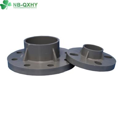 China DIN Pn16 110mm UPVC Pipe Fittings PVC Van Stone Flange for Outdoor or Underground for sale