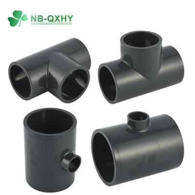 China Glue Connection High Pressure Plastic Fitting Reducing Tee for QX Plumbing Fitting for sale