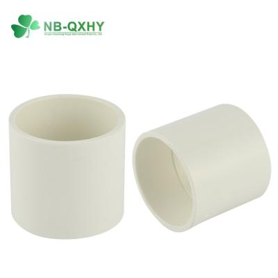 China 1/2 Inch to 4 Inch ASTM Sch40 Socket PVC Coupling Joint Pipe Coupling for Water Supply for sale