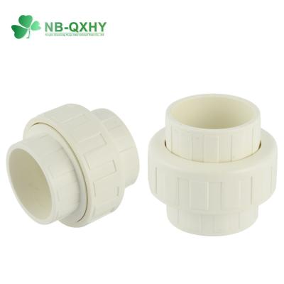 China Gray PVC Socket Union for Water Supply 2 Inch PVC-U Sch40 Pipes Fittings 100% Material for sale