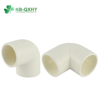 China ASTM Sch40 Plastic PVC Pipe Fitting 90 Degree Elbow for Industry Industry Angle 45deg for sale