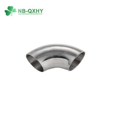 China Stainless Steel Welding Connection Sanitary Food Grade Curve Pipe Fitting SS316 SS304 for sale