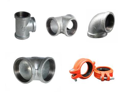 China Galvanized Malleable Cast Iron Fittings Iron 90 Elbow Coupling for Long-Lasting Pipes for sale