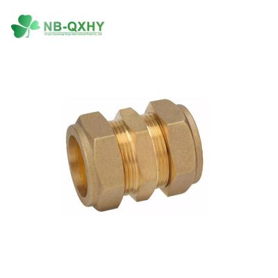 China OEM Female / Male Thread Brass Fitting Water Pipe Coupling 20mm for sale