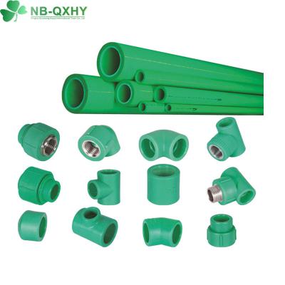 China Bathroom Fitting 20mm to 160mm PPR Plastic Pipe Fitting in Chinese Building Materials for sale