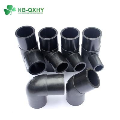 China Water Supply HDPE Butt Fusion Fitting PE100 SDR11 Plastic Pipe with Welding Connection for sale