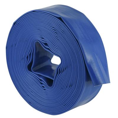 China 1 mm-4 mm Dicke Grün 3/4 Prim Prim -16 Prim Prim Schwerlast PVC-Layflat Schlauch für Wasserpumpenentladung zu verkaufen