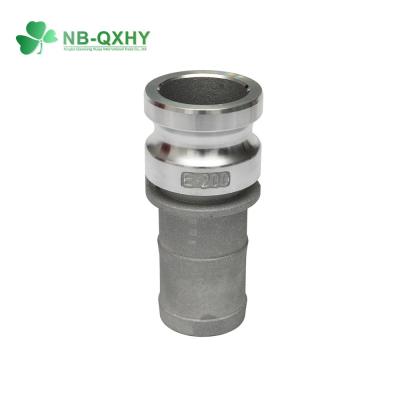 China Pipe Fitting Layflat Hose Male Adapter X Hose Shank Camlock Coupling Type E for Your for sale