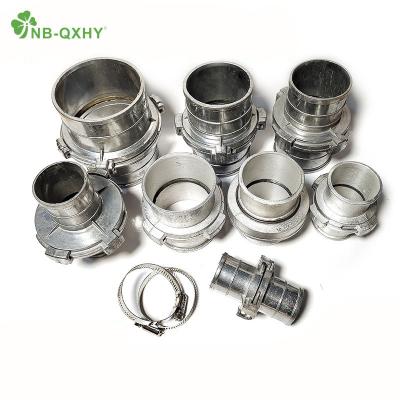 China Aluminium Camlock Layflat Hose Coupling met PP Camlock Type C Messing Fittings Te koop