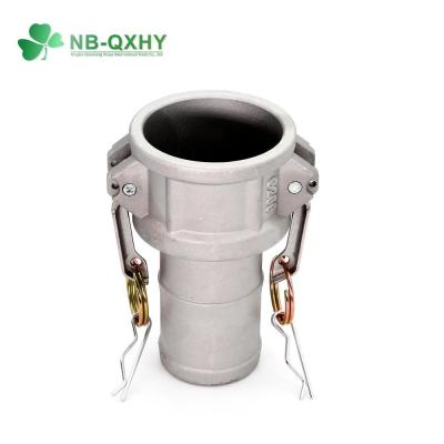 China Stainless Steel/Aluminum Coupler Polypropylen PP Camlock Coupling with and Rigid Design for sale