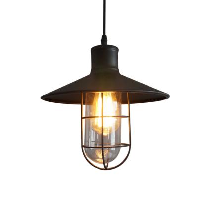 China Industrial Vintage Modern Decorative Indoor Lighting Lamps/Home Brass Plated Pendant Lights/Modern Edison Vintage Look Black Iron for sale