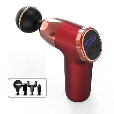 China Amazon Mini Size Muscle Fascial Body Deep Massager Mini Massage Gun New Design Portable Handheld Electric Vibration for sale