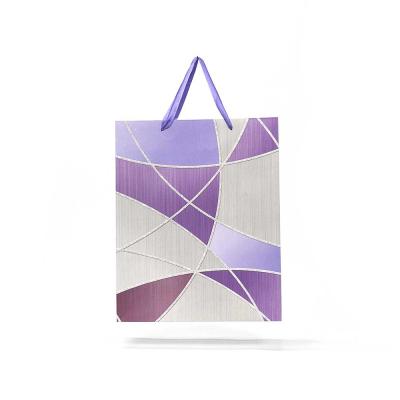 China Recyclable Custom Logo Design Fashion Shopping Retail Gift Paper Bags With Ribbon Handle Gift Paper Bag for sale