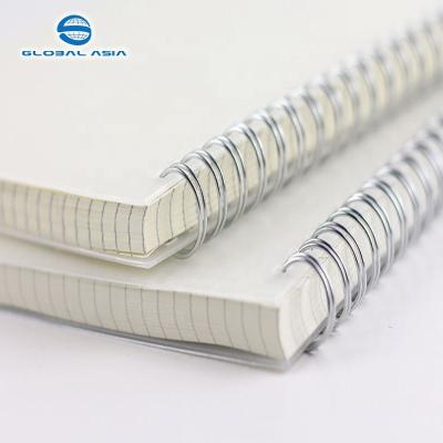 China Printed Plastic PP Notebook Cover Sheet, Logo Ruled A5 Spiral Notebook Lines, Square Ruled Spiral Notebook for sale