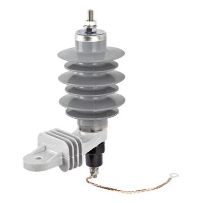 China 2.55kv 3kv 3.6kv 6kv 7.2kv Metal Oxide Polymer Lightning Arrester for sale