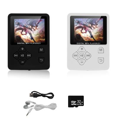 China Hot Selling High Quality 1.8 Inch Ultrathin MP4 Voice Recorder Music Player Multimedia Player With 32GB Memory Card for sale