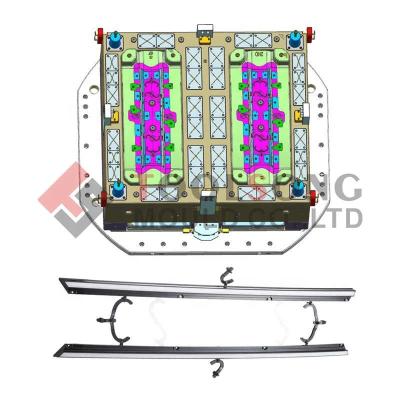 China Plastic PC Material Plastic Light Guide Mold Pipe Lamp Led Part Mold Transparent Customized Mold China for sale