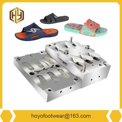 China To produce different type EVA slippers SINGLE INJECTION EVA DOUBLE COLOR MOLD SINGLE SLIPPER SHOE MANUFACTUR for sale