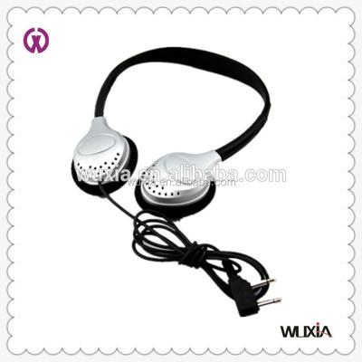 China Cheap price portable 3.5mm wired disposable aviation earphone for saving calss for sale