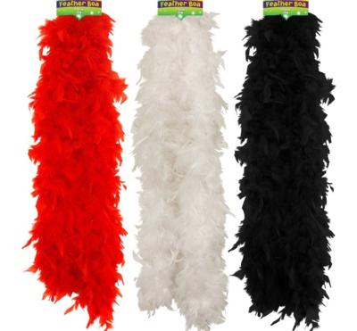 China Decorations 6.6ft 100grams Muticolor Crafts Turkey Candlestick Feather Boas For Adults Party Decoration And Costume Dress Up for sale