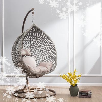 China Leisure Chair 2019 Water Swing Chair Wicker Egg Shaped Drop Shaped Hanging Chairs for sale