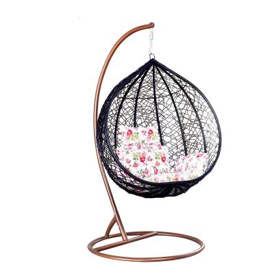 China Garden Hanging Wicker Rattan Color Garden Patio Furniture Swing Chairs Indoor Outdoor PE General Available for sale