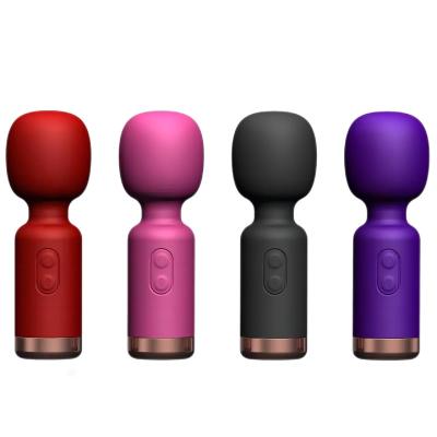 China Easy to Carry Mini Massager Adult AV Magic Wand Sex Toys Mini USB Silicone Waterproof G-spot Sex Toys for sale