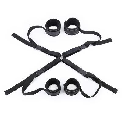 China Comfortable Adjustable BDSM Bondage Restraint Set Under Bed Restraints For Adult Play for sale